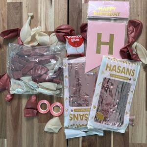 Pink Birthday Decorations